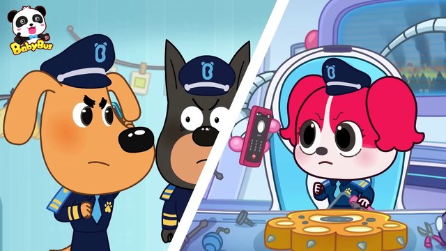 Dont Copy Dangerous Acts Safety Cartoon Police Kids Cartoon Sheriff Labrador BabyBus
