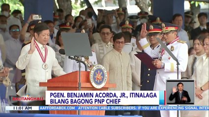 Police Gen. Benjamin Acorda, Jr., itinalaga bilang bagong PNP Chief | BT