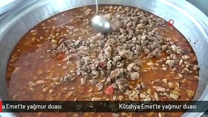 Kütahya Emet'te yağmur duası
