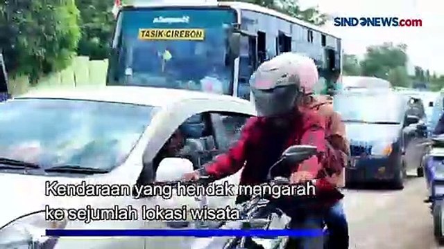 Jalur Wisata Cirebon-Kuningan Mulai Padat Pemudik, Kendaraan Merayap Hingga 4 Km