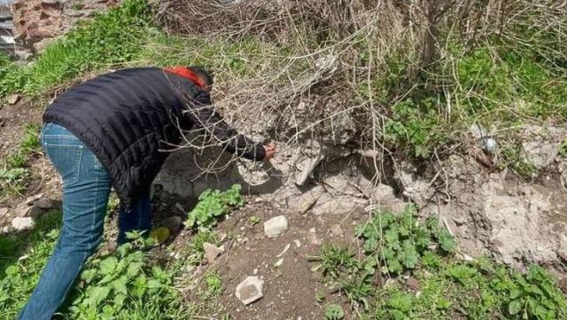 İznik'te Bizans dönemine ait mezar ve insan kemikleri bulundu