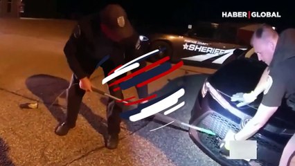 Arabanın tamponundan çıkanlar polisleri hayrete düşürdü: Merak içinde beklediler