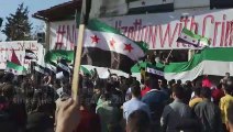 Syrians protest Arab states restoring ties with Assad