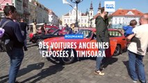 Roumanie : exposition de voitures anciennes à Timisoara