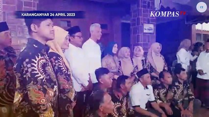 Momen Ganjar Pranowo Open House di Tawangmangu, Warga Antusias Foto Bersama