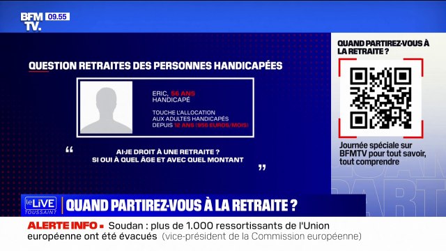 En tant que travailleur handicapé, à quel âge pourrai-je partir à la retraite ? BFMTV répond à vos questions sur les retraites