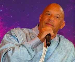 Vin Diesel says I Am Groot in french, italian, german - Paris 2023