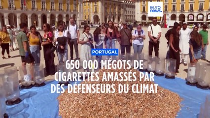 Pollution : 650 000 mégots de cigarettes déposés dans le centre de Lisbonne