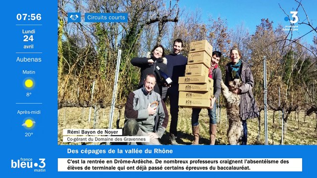 A Suze-la-Rousse, Domaine des Gravennes , 2 frangins, 6 cuvées Bio,1 belle histoire de famille et de passion