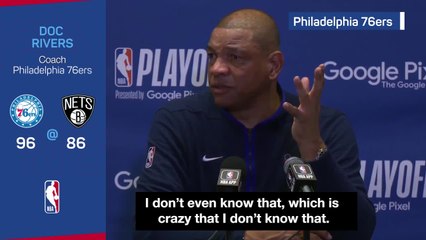 Doc Rivers didn’t know he’s already had a sweep