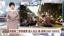 【台語新聞】把握第二季買機票　達人估日.韓.泰降1000-3000元