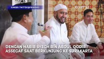 Potret Prabowo Subianto Bersama Habib Syech, dan Gibran di Solo