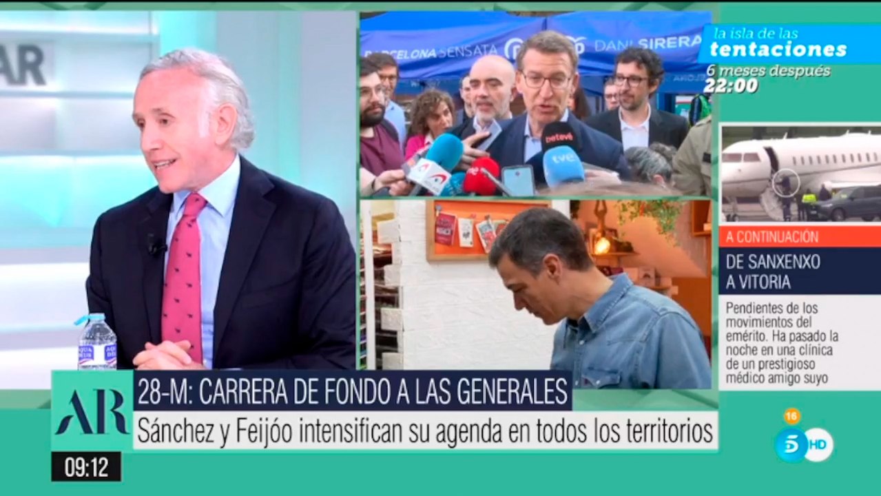 Inda sobre el 28M: "En la política también se la juega el que defiende el título, Pedro Sánchez"