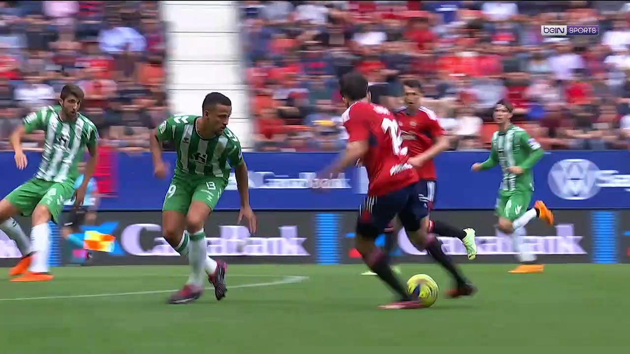 Résumé : Osasuna s'offre le Bétis dans un match animé
