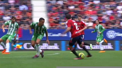 Résumé : Osasuna s'offre le Bétis dans un match animé
