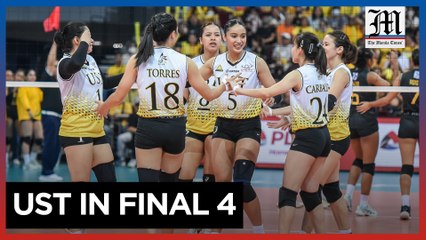 Eya Laure talks about UST win vs FEU, semis