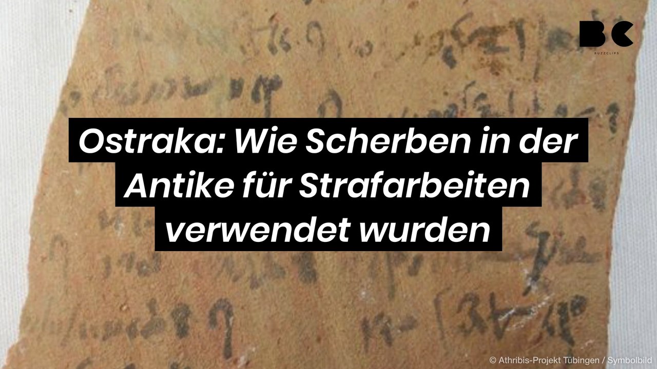 Ostraka: wie scherben in der antike für strafarbeiten verwendet wurden