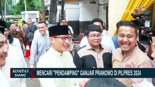 Survei Litbang Kompas soal Elektabilitas Bakal Cawapres Ganjar Pranowo: Sandiaga Uno Paling Atas!