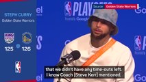 Curry will learn from mistake that nearly cost the Warriors