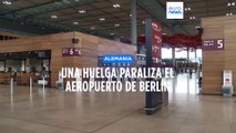 Vuelos cancelados en el aeropuerto de Berlín por huelgas que exigen mejoras salariales