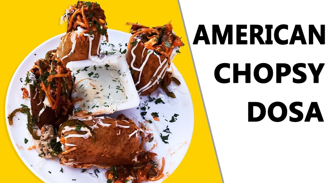 Chopsy Dosa With American Tadka Rare Desi Dish at Khau Galli Mumbai ...