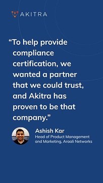 Araali Networks Achieved SOC 2 Audit in record time with Akitra | Compliance Automation
