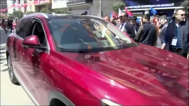 Cumhurbaşkanı Erdoğan Bursa'ya Togg aracıyla giriş yaptı