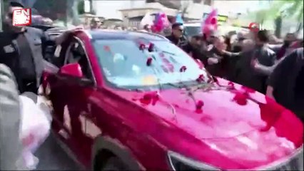 Cumhurbaşkanı Erdoğan Bursa'daki programına Togg ile geldi