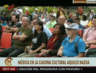 La Casona Cultural Aquiles Nazoa presentó a las agrupaciones Los Guaraguao y Ahora es Ahora