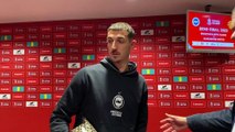 Watch Lewis Dunk’s post-match interview after Brighton suffer FA Cup heartbreak against Manchester United