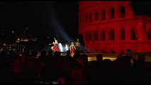 Luci, droni e magia, lo splendore del Colosseo per  #EXPO2030ROMA