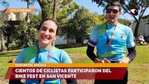 Cientos de ciclistas participaron del Bike Fest en San Vicente