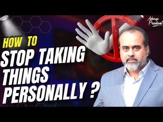 How to stop taking things personally? || Acharya Prashant, with MMMUT (2023)