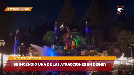 Se incendió una de las atracciones en Disney