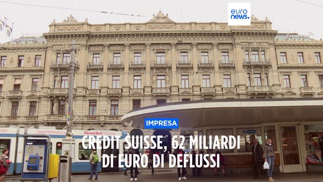 Credit Suisse, crisi senza fine: perduti 62 miliardi di asset nel trimestre