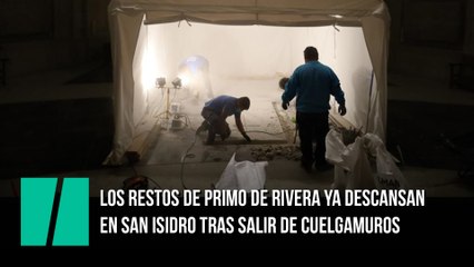 La exhumación de Primo de Rivera