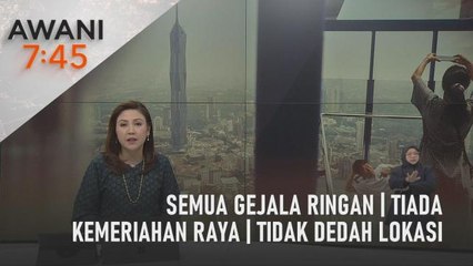 AWANI 7:45 [24/04/2023] - Semua gejala ringan | Tiada kemeriahan raya | Tidak dedah lokasi