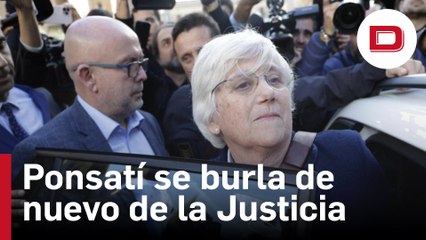 Ponsatí se burla de nuevo de la Justicia y no comparece ante el Tribunal Supremo