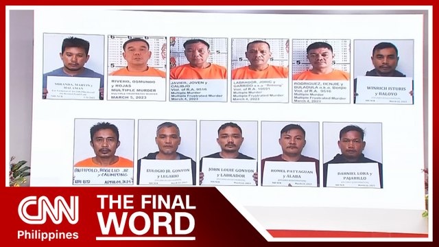 Degamo widow faces suspects in husband's slay | The Final Word