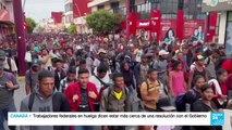 Caravana migrante exige justicia por la muerte de 40 personas en un centro de detención en México