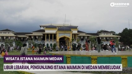 Libur Lebaran, Pengunjung Istana Maimun di Medan Membeludak
