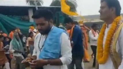चाचौड़ा: भागवत कथा का कलश यात्रा के साथ शुभारंभ