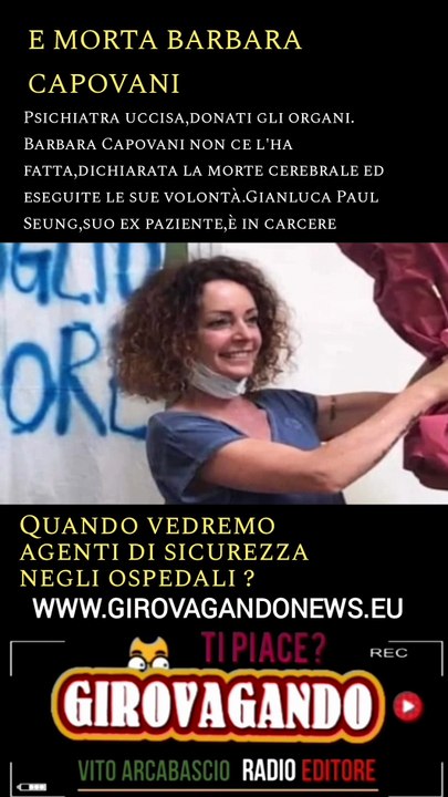 E MORTA BARBARA CAPOVANI.