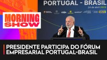 Lula volta a criticar atual nível da taxa Selic, em evento em Portugal