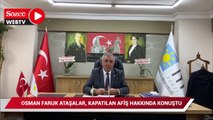 İYİ Parti Kastamonu İl Başkanı Osman Faruk Ataşalar, kapatılan Sinan Ateş afişi hakkında SÖZCÜ’ye konuştu
