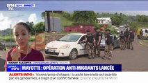 Des échauffourées entre des individus et les forces de l'ordre lors de l'opération anti-migrants à Mayotte