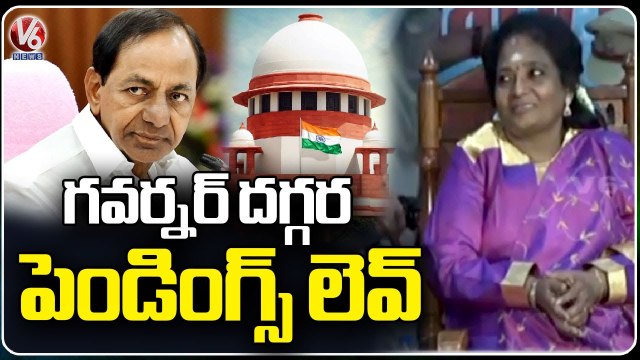 Supreme Court Disposes Telangana Govt Plea On Governor Tamilisai Pending Bills Clearance | V6 News