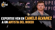 Expertos ven en Canelo Álvarez a un artista del boxeo: 'Tiene fuerza y precisión en sus golpes'   Saúl, quien ha recibido muchas críticas a lo largo de su carrera, se destaca por tener un uppercut fulminante, y si no, que le pregunten a Billy Joe Saunders