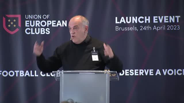 Tebas: La ECA no representa a los clubes de Europa, solo es abierta para el café y el té en buenos hoteles