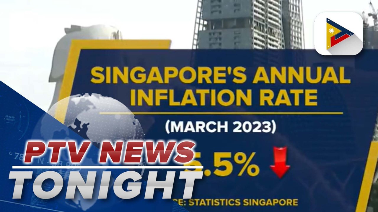 Annual inflation rate in Singapore eased in March video Dailymotion